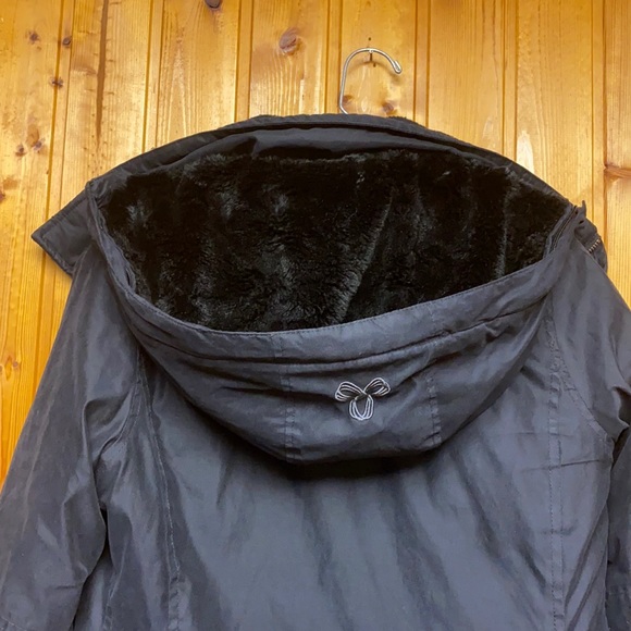 TNA Verbier Women's Black Parka Water & Wind Resistant Warm Snow Jacket - Picture 10 of 13